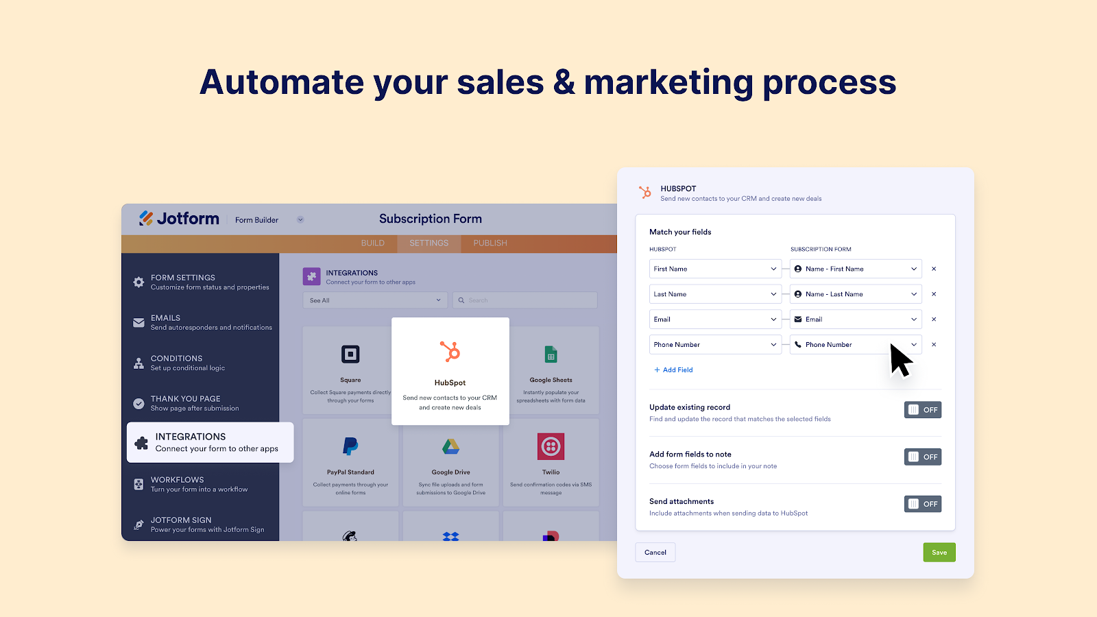 Customize with conditional logic for time-saving automation